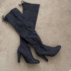 Steve Madden gorgeous grey over the knee boots